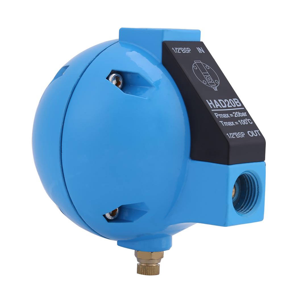 1pc HAD20B Automatic Condensate Mechanical Round Float Drain Valve 12BSP 400LH 20Bar