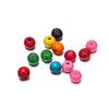 20-100Pcs 5.5-12mm Colorful Wooden Beads Spacer Loose Bead for DIY Bracelet Necklace Jewelry Making Supplies Accessories