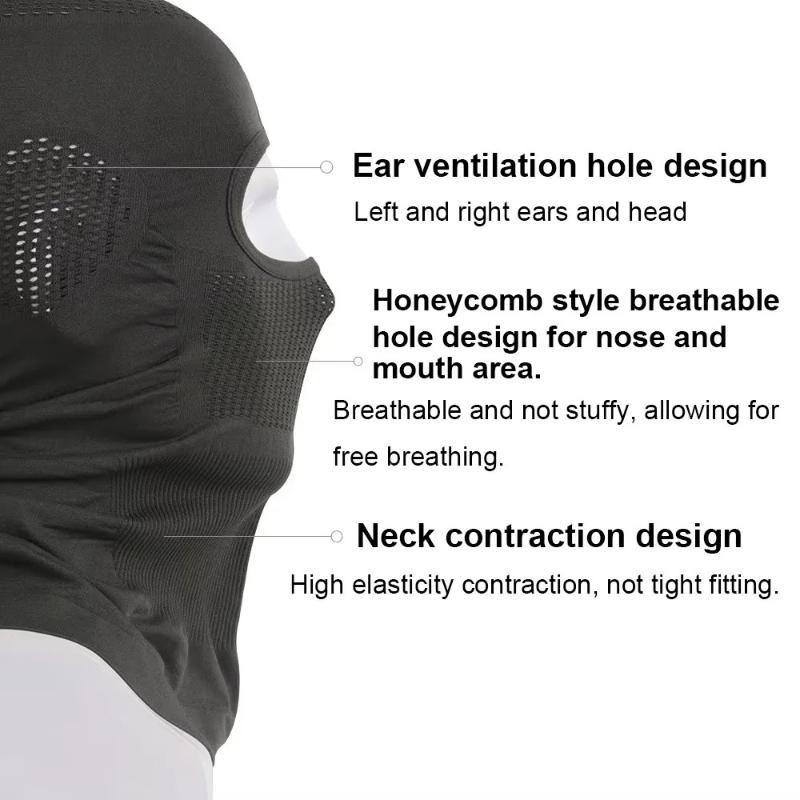Breathable Balaclava Full Face Mask,High Elasticity Cycling Ski Motorcycle Helmet Inner Cap