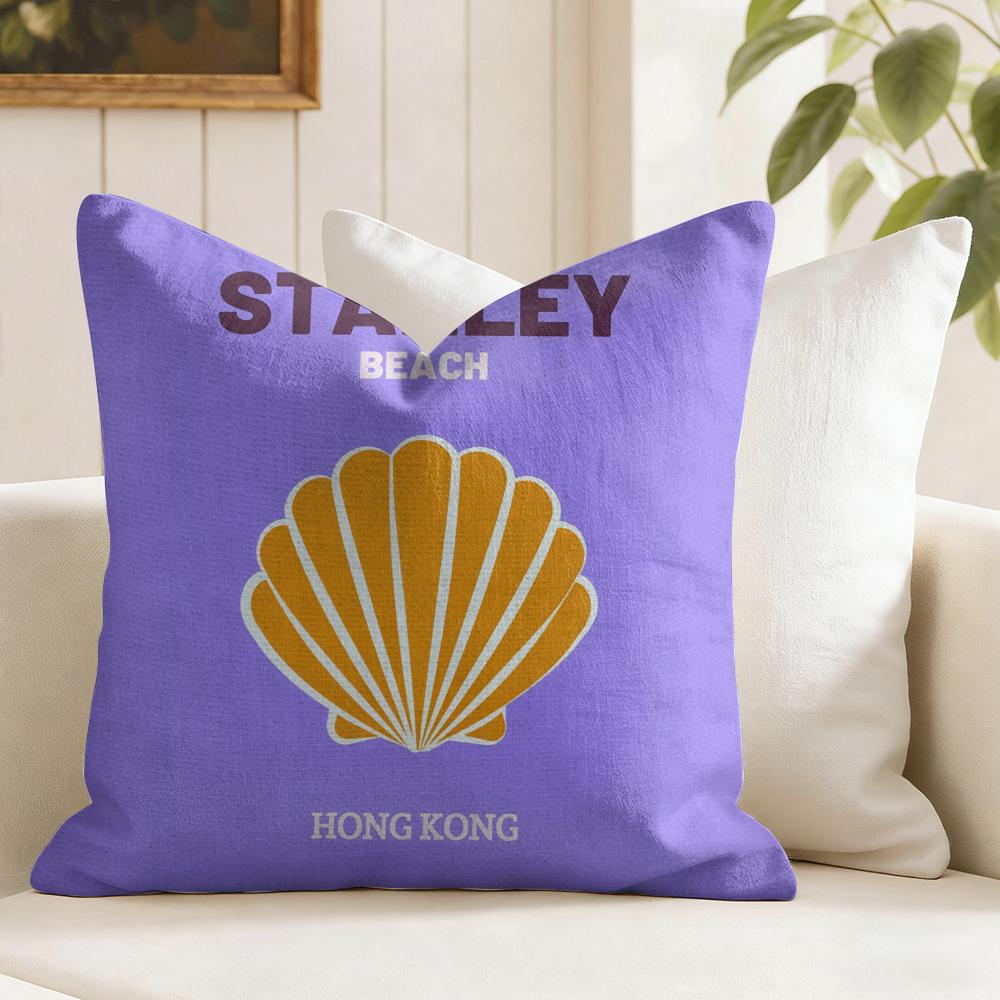 Bali Dubai Jaipur Travel Cushion Cover Eco Linen Pillow Case DoubleSided Print Breathable Durable Zipper Home Decor Gift