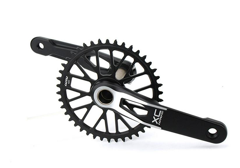 LUTU GXP Mountain Bike Crankset: Hollow Integrated 11/10/12-Speed AM/XC Single Chainring.