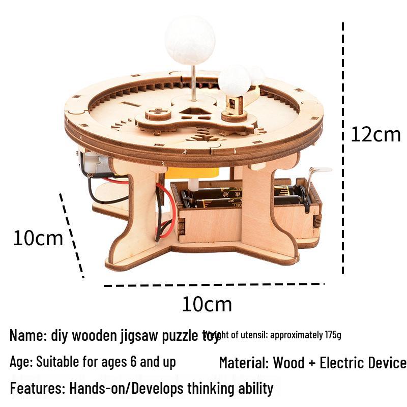 

3D Деревянный Детский Развивающий Пазл с Шестеренками