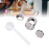 Reusable Coffee Pod Fit for Illy X7 Y3 Y5 Coffee Machine Refillable Stainless Steel Coffee Capsule Coffee Tamper Spoon Brush