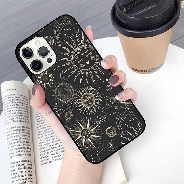 Witches Moon Witchy Mystery Totem Phone Case For iPhone 17 Air 13 12 14 15 16  Cover For Apple Pro Max Plus