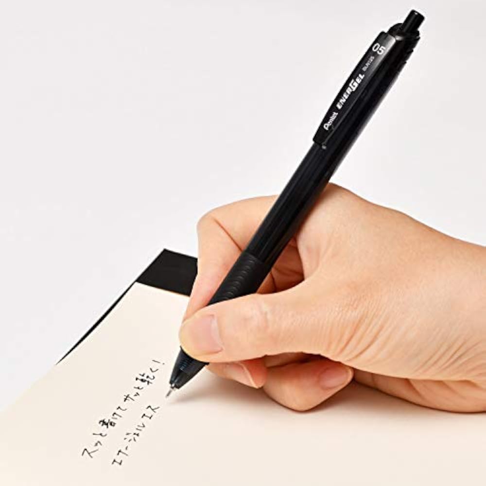 Pentel Ballpoint Gel Ink Gel S 0.5mm BLN125-5AMZ 2 Black, 2 Red, 1 Blue