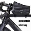 Wasserdichte Hartschalen-Fahrrad-Handytasche Radsport-Aufbewahrungspaket Fahrrad-Vorderrahmen-Tasche Radsport-Vorderoberrohr-Tasche Langlebig