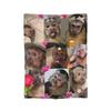 Monkey Face Funny Meme Blanket Multiple Sizes Soft Fuzzy Plush  Throw Blankets for Sofa Couch and Bed