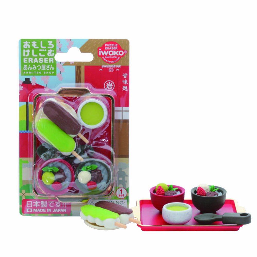 

Iwako Anmitsuya Eraser, 10-Piece Blister Pack, SCERBRI033