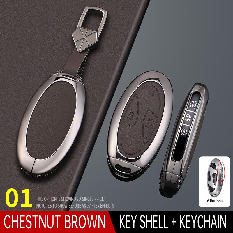 Compatible Key Case for Hyundai Tucson, Sonata, Encino, Santa Fe, Elantra - 11th Gen Models (Unisex).