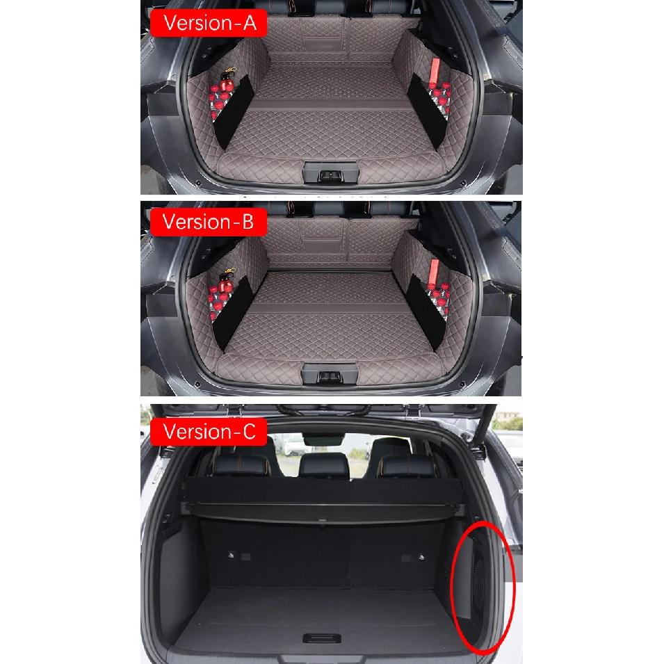 Car Trunk Mats For BYD Song Plus DM-i EV Seal U Sealion 6 SA3 2020-2027 Leather Cargo Liner Covers Boot Carpets Auto Accessories