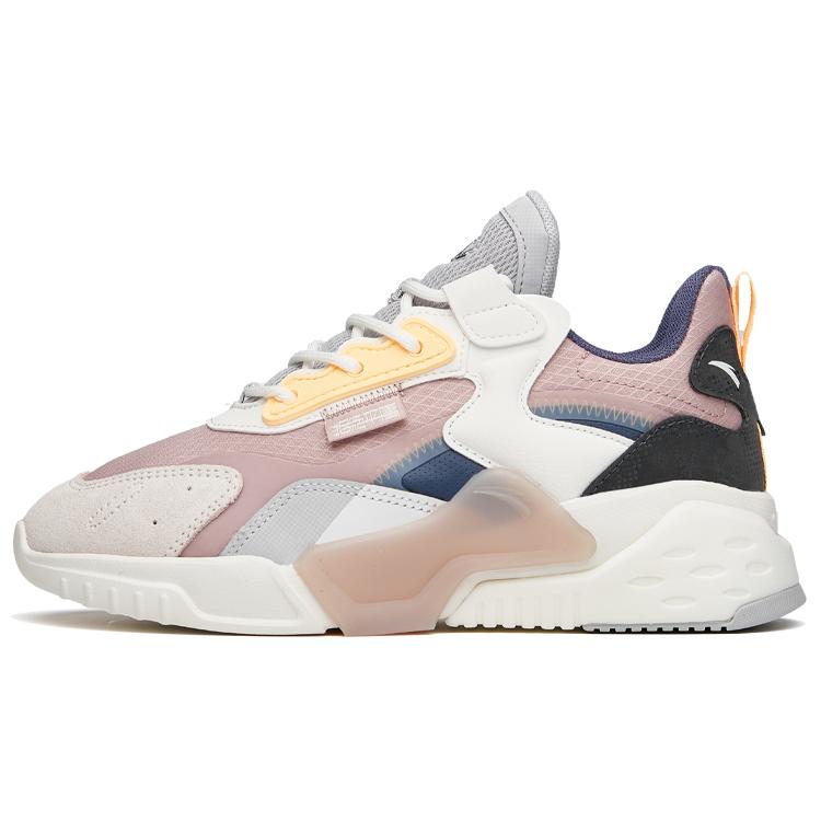 

New Anta Rubik s Cube 2 Anti Slip Wear Resistant Low Top Sports Casual Shoes Women s White Gray Pink 122148808-5 39