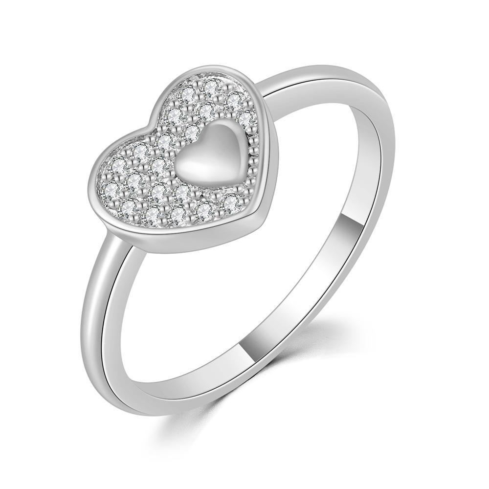 

Unique Women s Ring Heart Shape Korean Style Micro Inlaid Zircon Delicate Simple Gold Color Wedding Rings Kpop Accessories R763 10