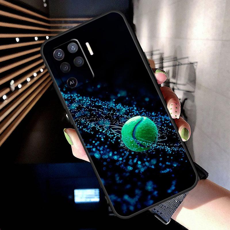 Tennis tennis racket Case For Oppo A74 A54 A94 A80 A60 A40 A18 A38 A58 A78 A98 A96 A76 A16 A15 A17 A57 A77 A5 Pro