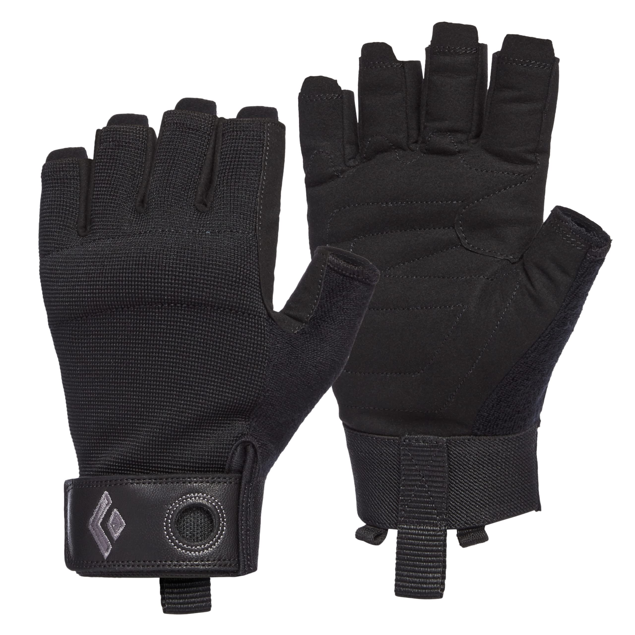 

Black Diamond Crag Half Finger Gloves BD14040 Black XS Men s чёрный
