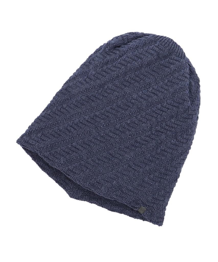 Kashira Single Knit, Washable, Daily Casual, Loose Fit, Oversized, Spring/Summer, TKU00430, Navy, One Size