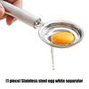 Efficient Eggs White Yolk Separator Long Handle Eggs Divider Tool Food Grade Stainless Steel Kitchen Gadget