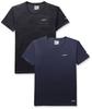 Charged Active-001 Camo Jacquard Polyester Round Neck Sports T-Shirt Black Size 2Xl And Play-005 Interlock Knit Geomatric Emboss Polyester Round