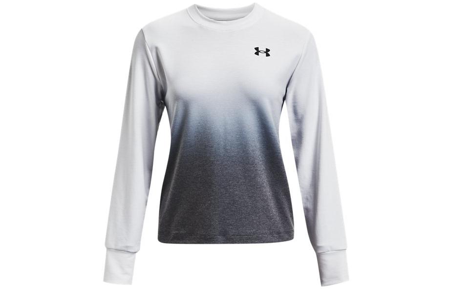 Under Armour Rival Sweatshirts Women s White Crew Neck Moderate Regular 1370980-100 L