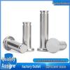 304 Stainless Steel Grooved Flat Head Pin M3-M16