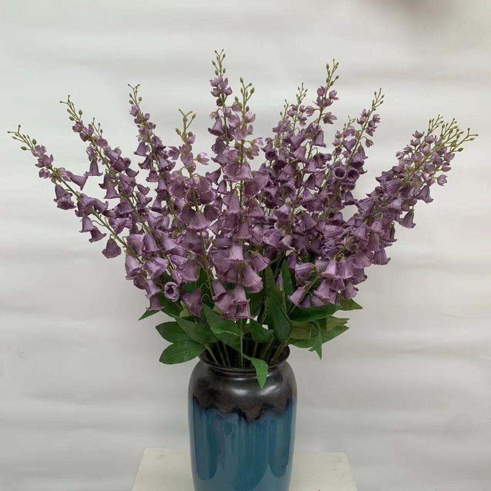 Plastics Artificial Orchid Flexible Aeolian Bells Orchid Colorful   Party