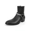 Zipper Chelsea Boots Chain High Street English Style Martin Boots 22 Winter High-top Platform Heightened
