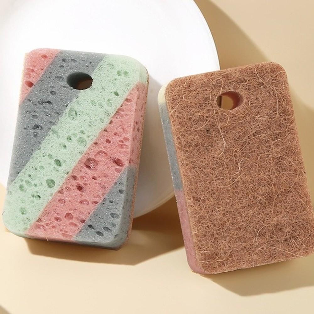 5Pcs Double-Sided Nano Sponge Stain Removal Hundred Clean Cotton  Bathroom Cleaning Utensils