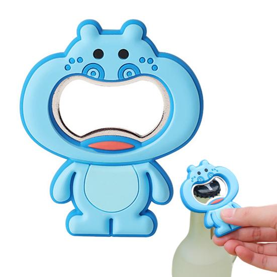 Magnetic Bottle Opener Pig Monkey Rabbit Shape Stainless Steel Opener Beer Cap Remover Fridge Decoration