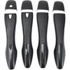Exterior Door Handle Cover Trim Door Handle Cover for Nissan Altima 2013-2018 Carbon Fiber Black ABS 1 Set
