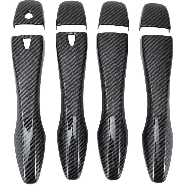 

Exterior Door Handle Cover Trim Door Handle Cover for Nissan Altima 2013-2018 Gloss Black ABS 1 Set углеродного волокна черного