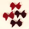 2PCS Velvet Bow Girls Hair Clip Sweet Retro Red Green Bow Hair Clip Handmade Hair Clip Headwear Children's Hair Accessories