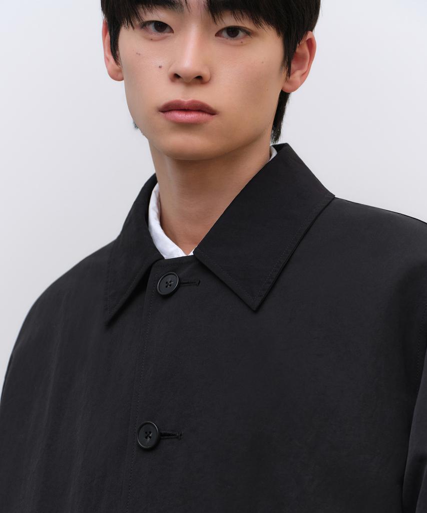 Musinsa Standard [City Workers] Karmor Single Trench Coat [Black]
