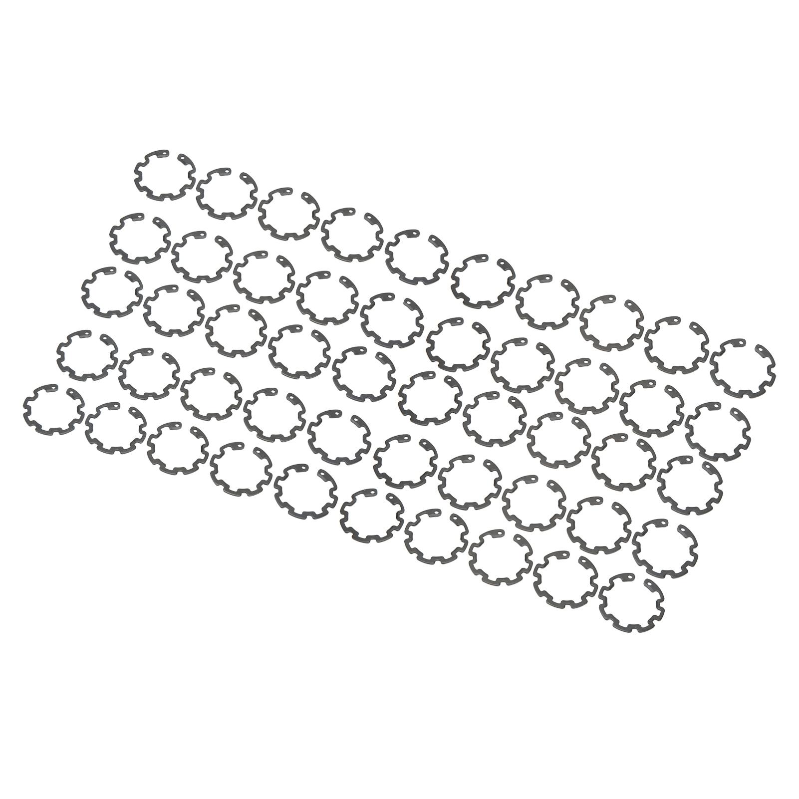 

50PCS 1.3mm AC Compressor Clutch Snap Ring Black Iron Precise Fit for 10S AC Compressor Clutch