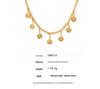 Qiong Yao Stainless Steel Jewelry Set: Mosquito Coil Holder, Tassel Earrings, Necklace, Anklet - New Ins Style for Women