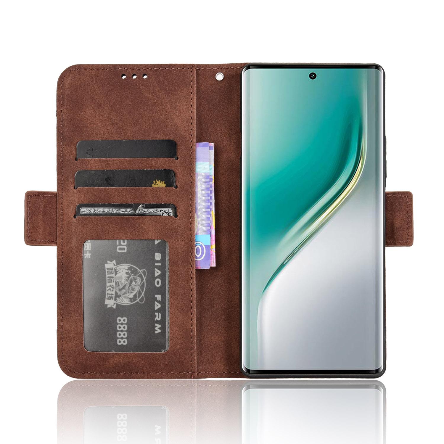 

For TECNO Camon 40 4G CM5 Leather Case Phone Wallet Cover with Multiple Card Slots Pink