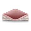 Louis Vuitton Daily Checkered Canvas Leather Card Holder Women Accessories Ballet-Pink N60286