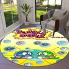 Bubble Bobble Round Area Rug,Carpet Rug for Living Room Bedroom Sofa Playroom Decor,Non-slip Floor Mat41