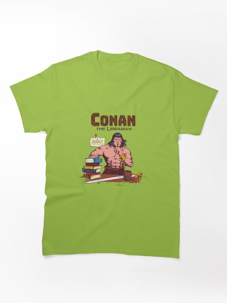 Conan the Barbarian Conan The Librarian Colored Classic Unisex T-Shirt