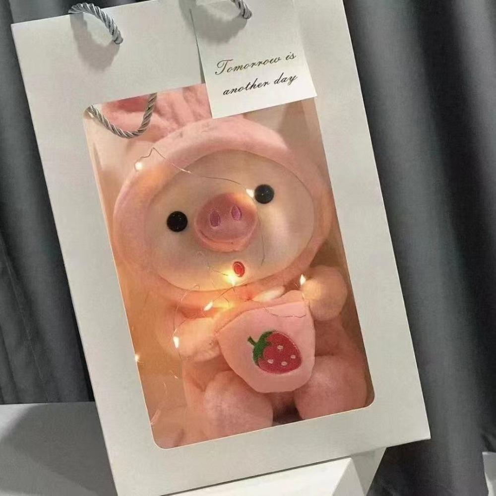 Ins healing Department Internet celebrity transformation milk tea pig doll to send girls doll children birthday gift plush toy