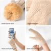 Warm Knitted Gloves Women Winter Riding Office Minimalist Cold Proof Double Layer Touchscreen Gloves