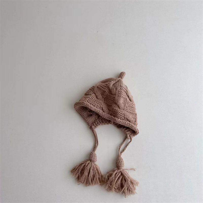 Girl Winter Fluffy Suede Princess Hat With Ear Protection For Kids