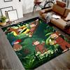 1pc Curious George Design Printed Area Rug Carpet for Bedroom Living Room Home Decor Rugs Mat Non Slip Mat Rug for Bedside