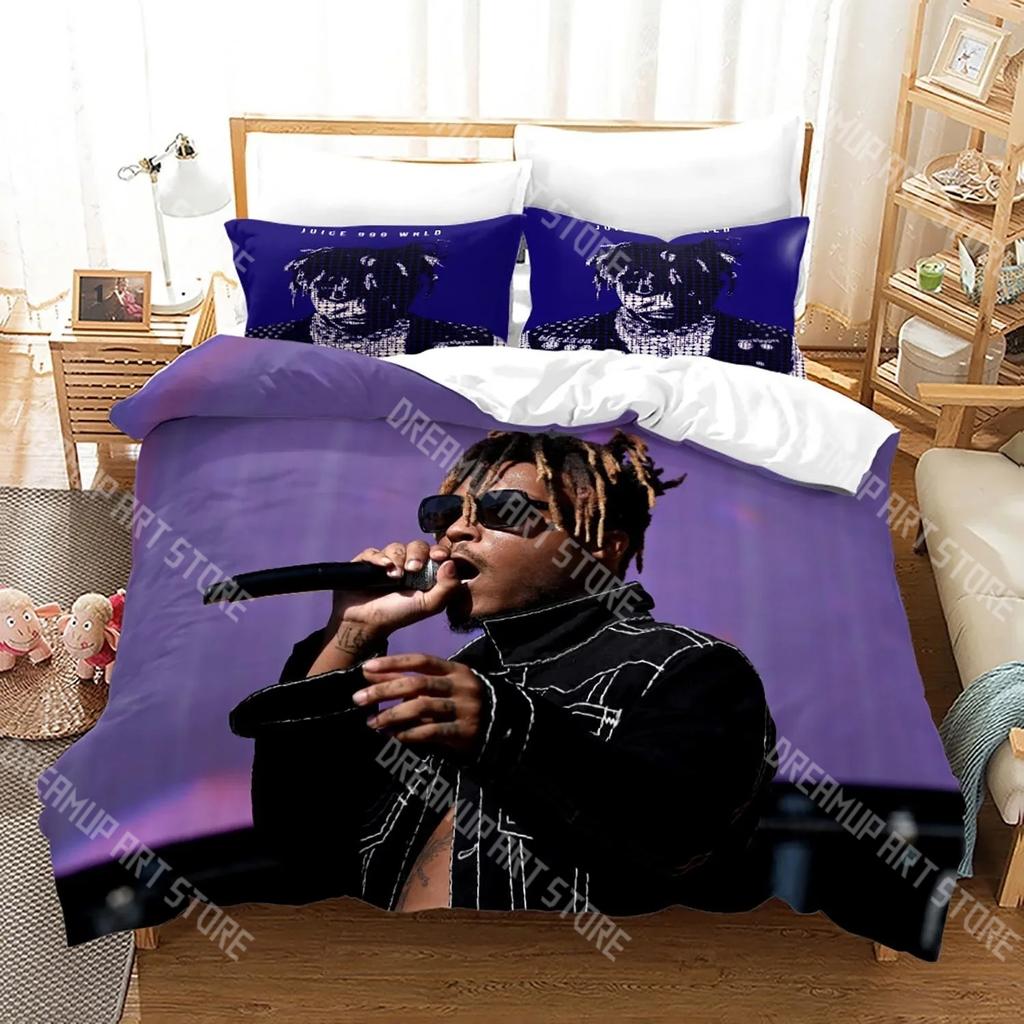 Fashion J-Juice Rapper Wrld Bedding Set Single Twin Full Queen King Size Bed Set Kids Bedroom Duvetcover Sets Bed Sheet Set