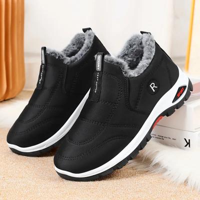 Winter Men Snow Boots Warm Plus Velvet Man Casual Shoes Outdoor Non-slip Cotton Shoes Men Wear-resistant Waterproof Sneakers Man