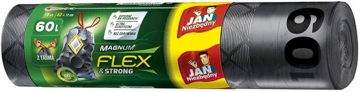 Lavender Garbage Bags Magnum Flex & Strong - Jan Niezbędny 60L / 8 Pcs