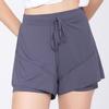 Cycling Sports Shorts Women Fitness Running Gym Yoga Shorts Anti Exposure Elastic Shorts Sportswear Elastic Waist