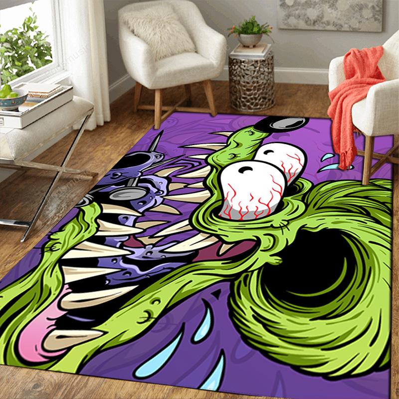 Rat Fink Rug Floor Mat for Living Room or Bedroom Soft and Comfortable Carpet a Gift for Birthday and Holiday.MFF0918353