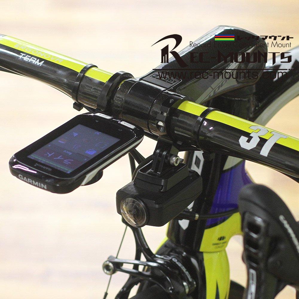 REC-MOUNTS Type 7 Handlebar Mount for Shimano CM-1000 Sports Camera, Black [SH-45GP-BK]