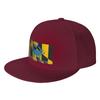 Fashion Come and Take It  Baltimore City Flag Flat Brim Sun Hat  Simple And Stylish Sun Hats