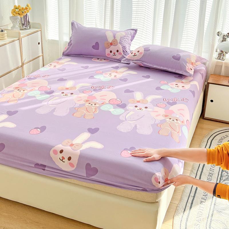 Foreign trade single product ins wind mattress three-piece set simple bedspread single piece Simmons mattress protective cover non-slip fixed