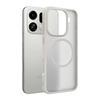 Soft Edge Magnetic Phone Case for OPPO Find X9 Pro, Premium Full-Coverage Soft Edge, Shockproof Silicone Armor Skin Feel, Minimalist Gray